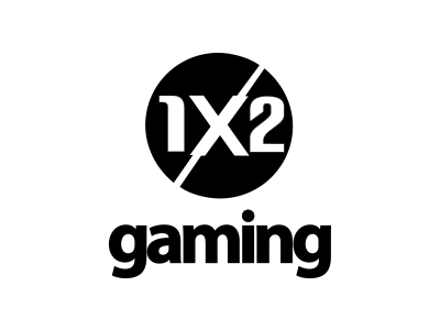 1X2 Gaming logo with black circle and diagonal line above bold black "gaming".
