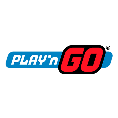 Play'n GO logo with stylized text in blue, red, and a registered trademark symbol.